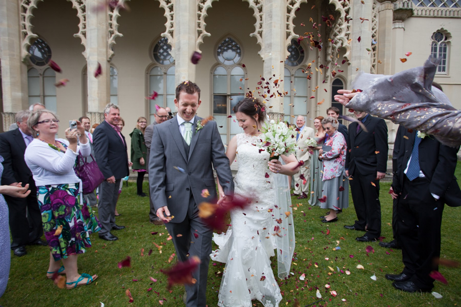 Royal Pavilion confetti shot